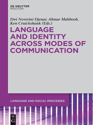 cover image of Language and Identity across Modes of Communication